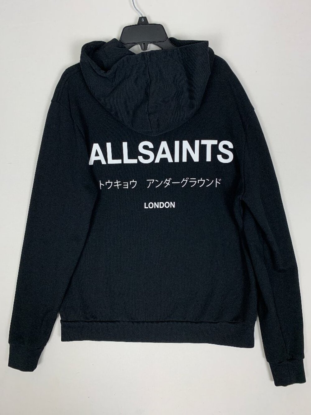 All Saints Underground Hoodie Black Men's Small